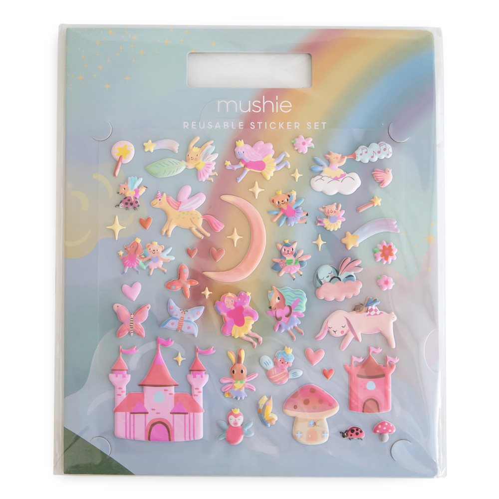 Mushie Naklejki wielokrotnego użytku Fairies