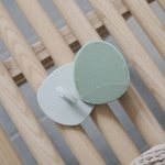 Mushie Szczotka na ciemieniuchę dla niemowląt Natural + Cambridge Blue