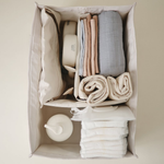 Mushie Organizer na pieluszki Ivory