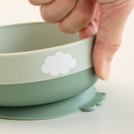 Done by Deer Pierwszy Zestaw Obiadowy Happy clouds - Green