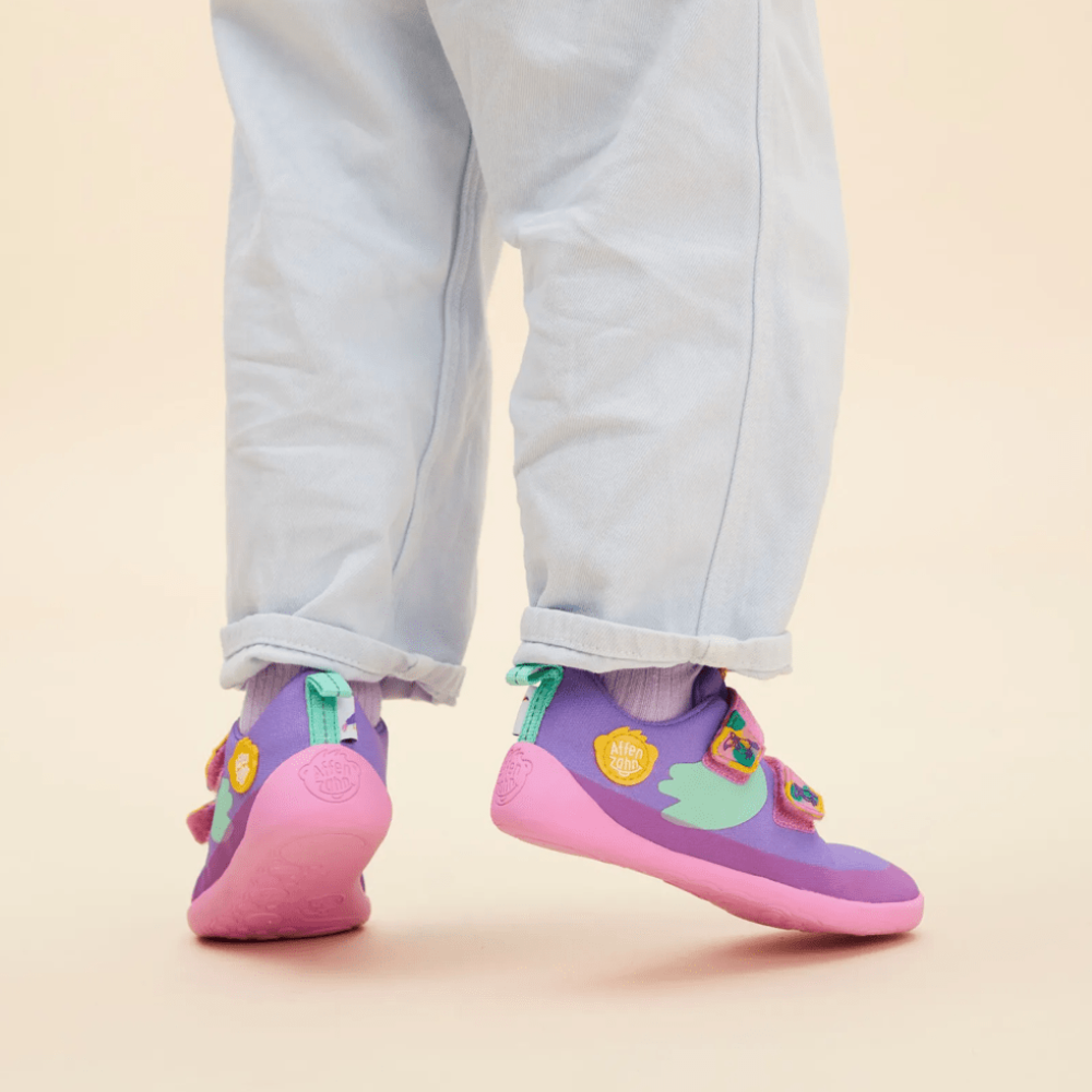 Affenzahn Barefoot buty dla dzieci bawełniane Lucky Creative Toucan