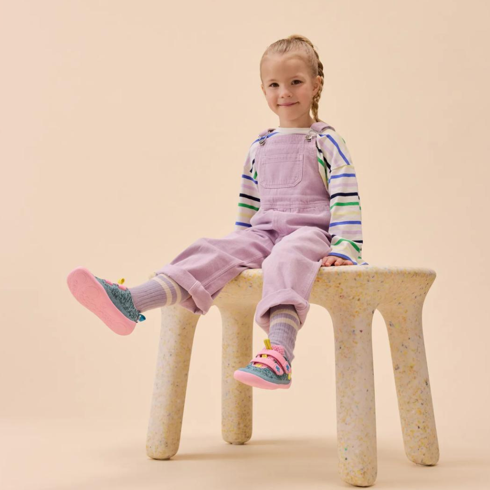 Affenzahn Barefoot buty dziecięce Knit Happy Chameleon