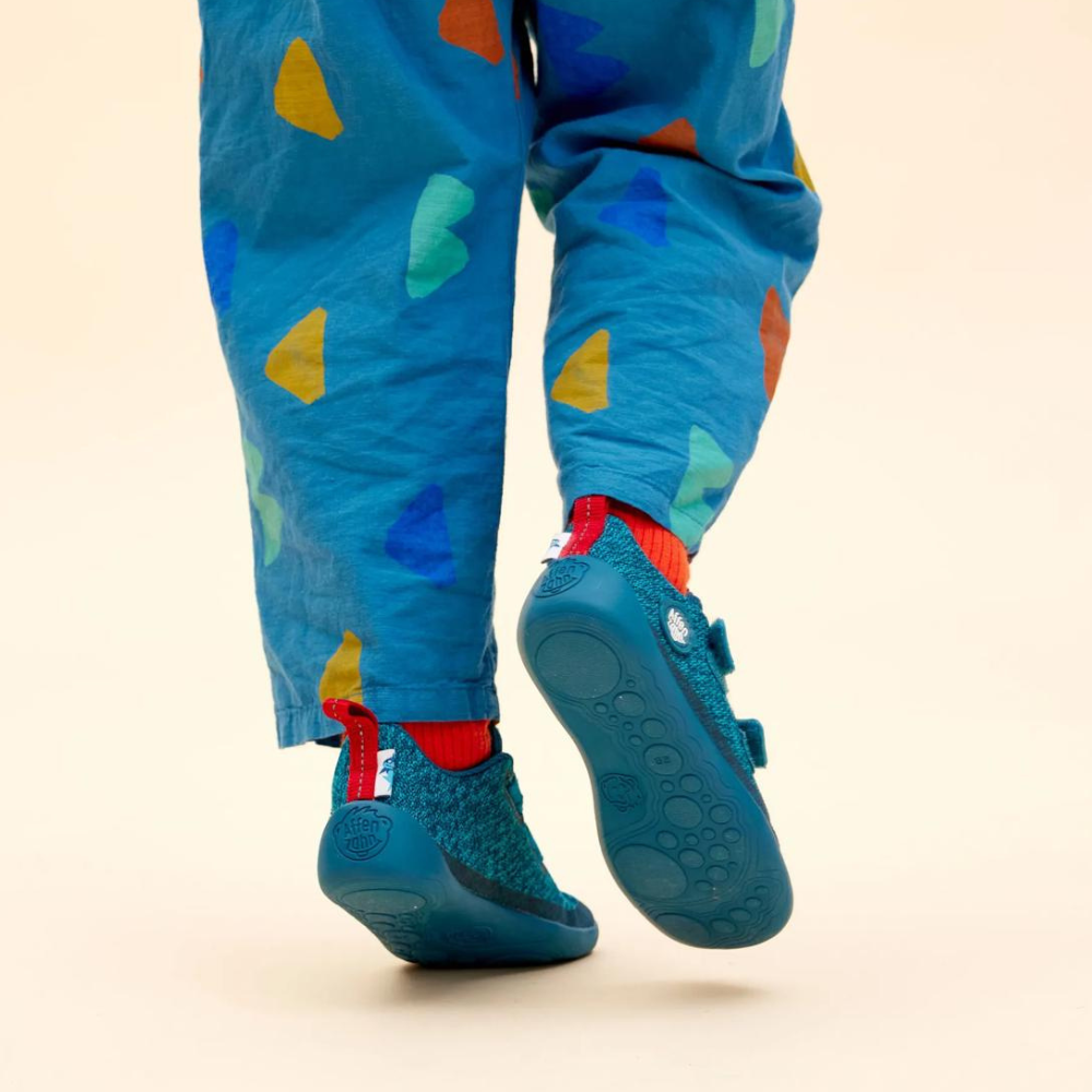 Affenzahn Barefoot buty dziecięce Knit Happy Shark