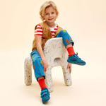 Affenzahn Barefoot buty dziecięce Knit Happy Shark