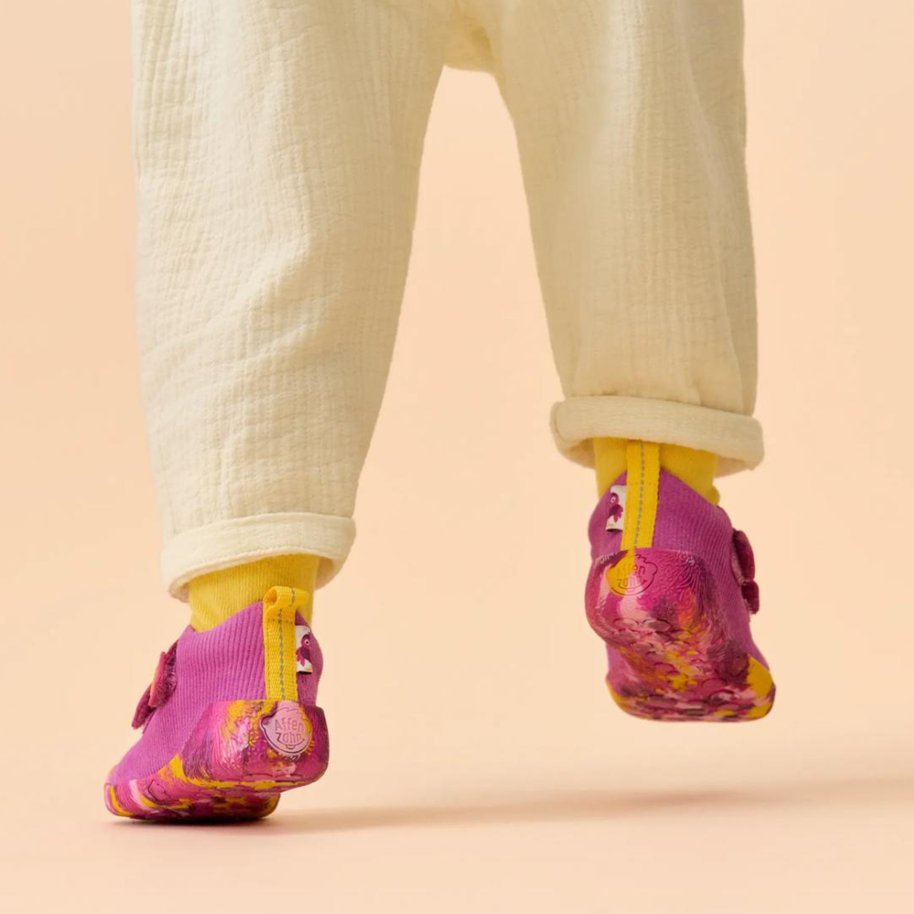 Affenzahn Niemowlęce buciki barefoot skórzane Prewalker Walky Bird