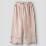 Lil’ Atelier Spodnie dla dziewczynki szerokie Peach Whip NMFDAYNA