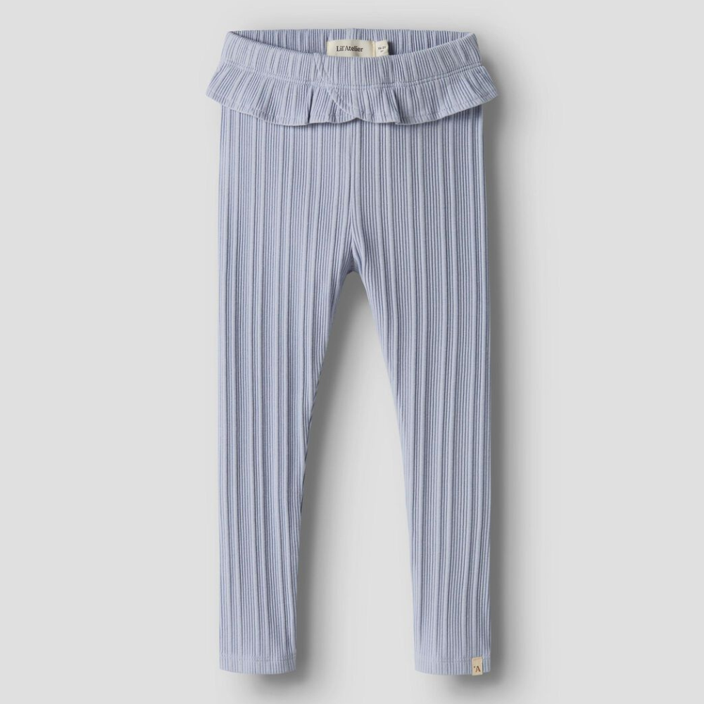 Lil’ Atelier Legginsy dziecięce dla dziewczynki Zen Blue NMFTANSY