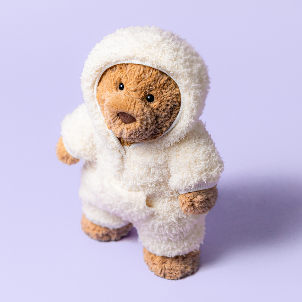 Jellycat Przytulanka miś Bartłomiej w kombinezonie 26 cm