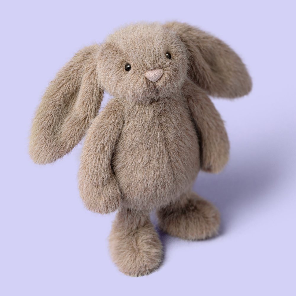 Jellycat Przytulanka Króliczek Fluffet szary 18cm