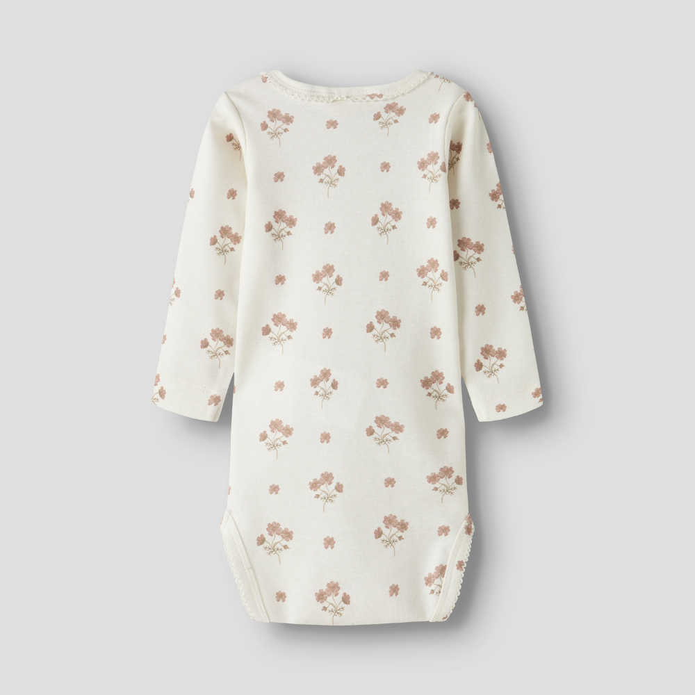 Lil’ Atelier Body niemowlęce Slim Coconut Milk Flower Pink NBFLAYO