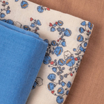 That’s mine Pieluszki muślinowe 3-pack Bora Flora bunnies rouge