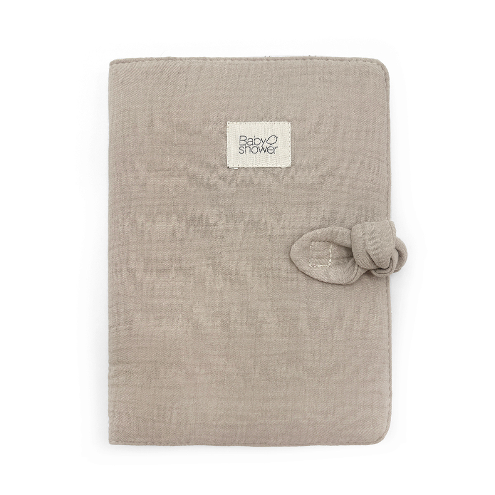 Babyshower Etui na książeczkę zdrowia dziecka Latte Powder