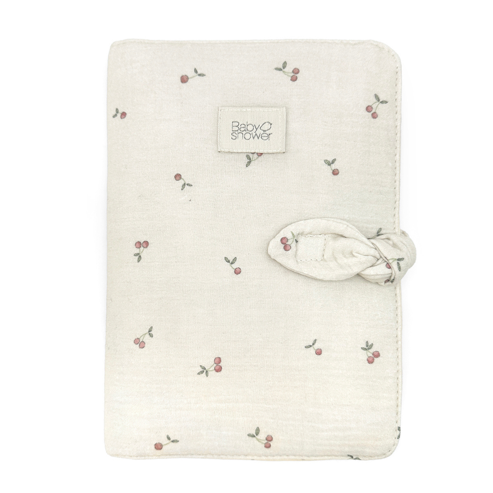 Babyshower Etui na książeczkę zdrowia dziecka Cherry