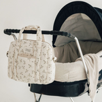 Babyshower Torba do wózka mała camila olive bloom