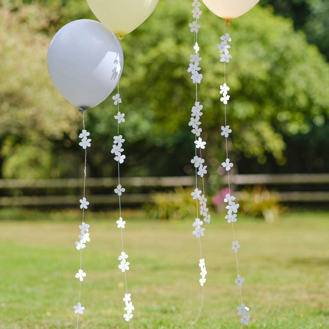 Gingerray Ogonki do balonów Floral Balloon Tails