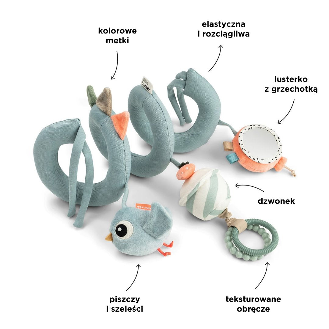 Done by Deer Zawieszka do Wózka Spirala Sensoryczna Fote