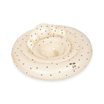 Konges Slojd Kółko do pływania dla niemowląt Navy Dots 1-2Y