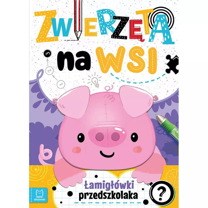 Aksjomat Łamigłówki dla dzieci Zwierzęta na wsi