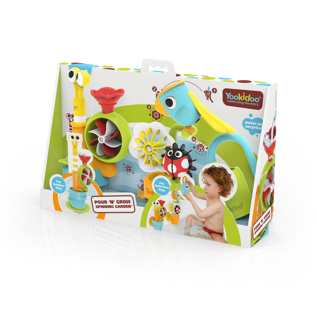 Yookidoo Zabawka do kąpieli - Zakręcony Ogródek Wodny