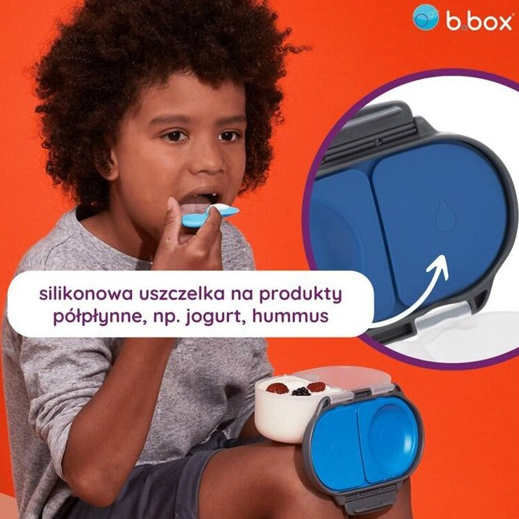 B.box Mini Lunchbox pojemnik na przekąski Blue Blaze