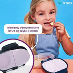 B.box Mini Lunchbox pojemnik na przekąski Blue Blaze