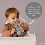 B.box bidon z obciążoną słomką niekapek 240 ml Batman