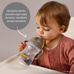 B.box bidon z obciążoną słomką niekapek 240 ml Batman