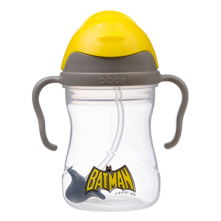 B.box bidon z obciążoną słomką niekapek 240 ml Batman