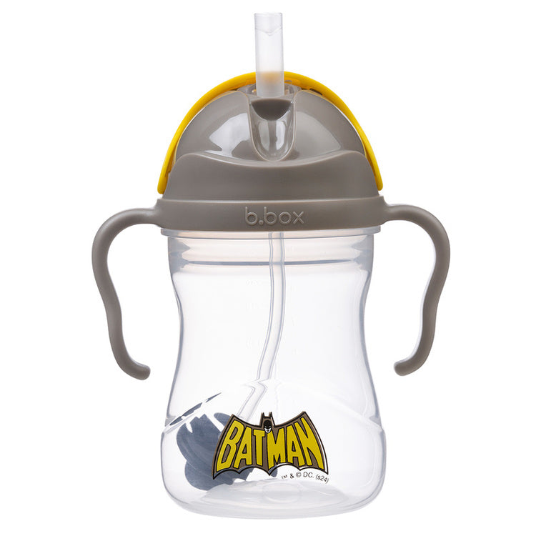 B.box bidon z obciążoną słomką niekapek 240 ml Batman