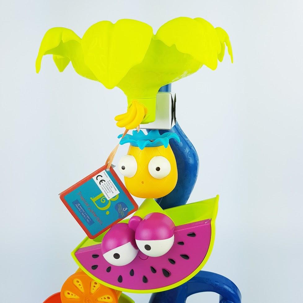 B.Toys Młyn wodny kaskada z atrakcjami zabawka do piasku owoce - 4kidspoint.pl