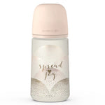 Suavinex Zestaw Spread Joy smoczek, klips, butelka 270 ml Beżowy