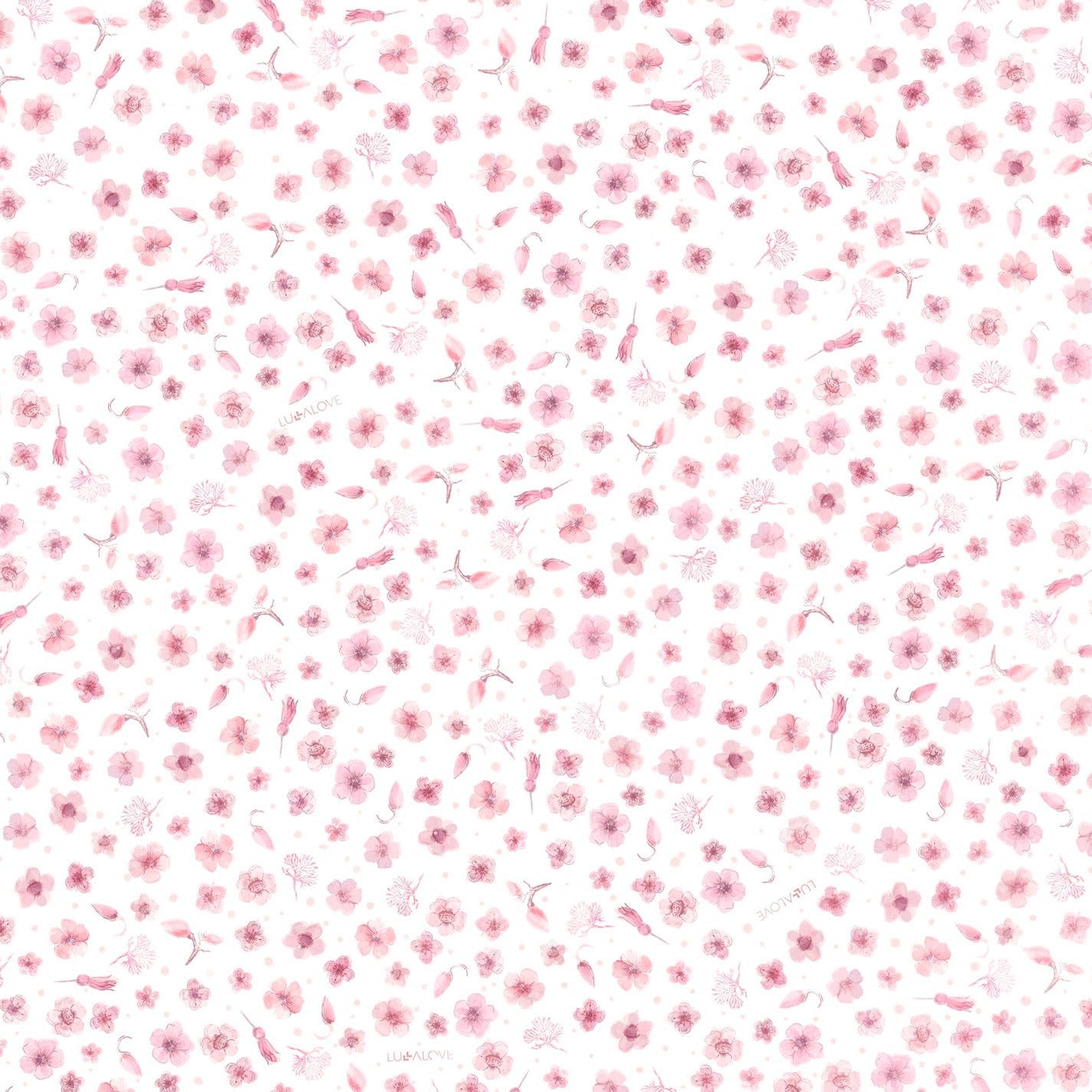 Lullalove Otulacz muślinowy Kwiaty róż 100x100