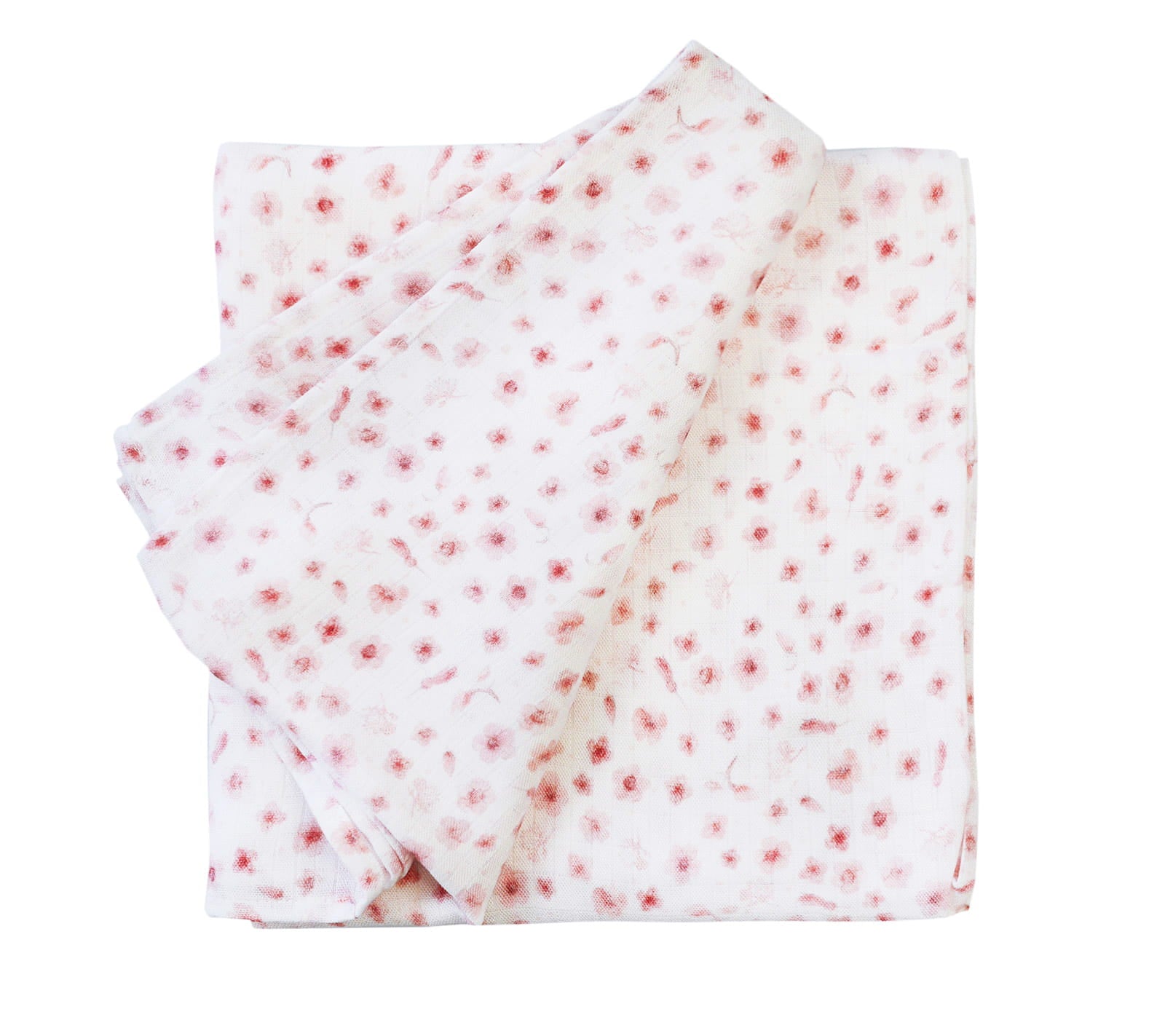 Lullalove Otulacz muślinowy Kwiaty róż 100x100