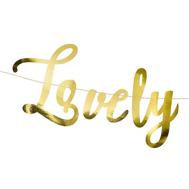 Party Deco Baner Lovely Swan 64x21,3cm - 4kidspoint.pl