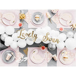 Party Deco Baner Lovely Swan 64x21,3cm - 4kidspoint.pl