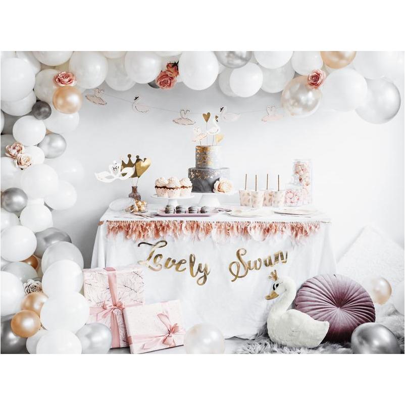Party Deco Baner Lovely Swan 64x21,3cm - 4kidspoint.pl