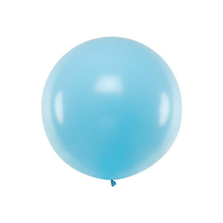 Party Deco Balon okrągły 1m Pastel Light Blue - 4kidspoint.pl