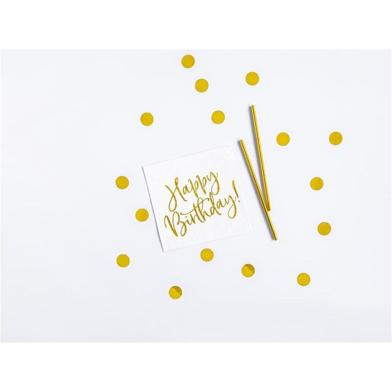 Party Deco Zestaw dekoracji urodzinowych złoty 60 elem. - 4kidspoint.pl