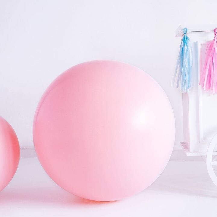 Party Deco Balon okrągły 1m Pastel Pale Pink