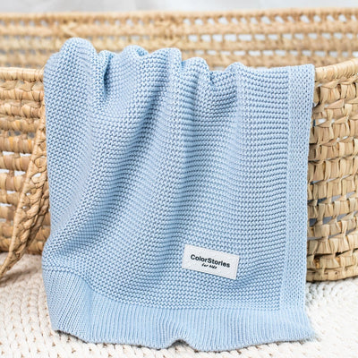ColorStories Kocyk bambusowy Bamboo S Baby Blue