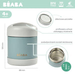 Beaba Termos 300 ml dark light mist/eucalyptus green - 4kidspoint.pl