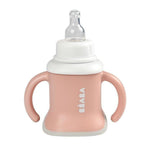 Beaba Kubeczek ewolucyjny treningowy 3 w 1 old pink - 4kidspoint.pl