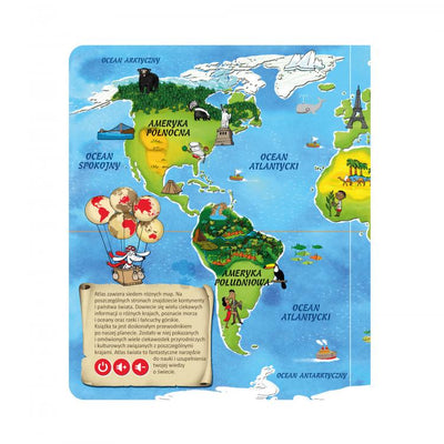 Albi książka Atlas Świata