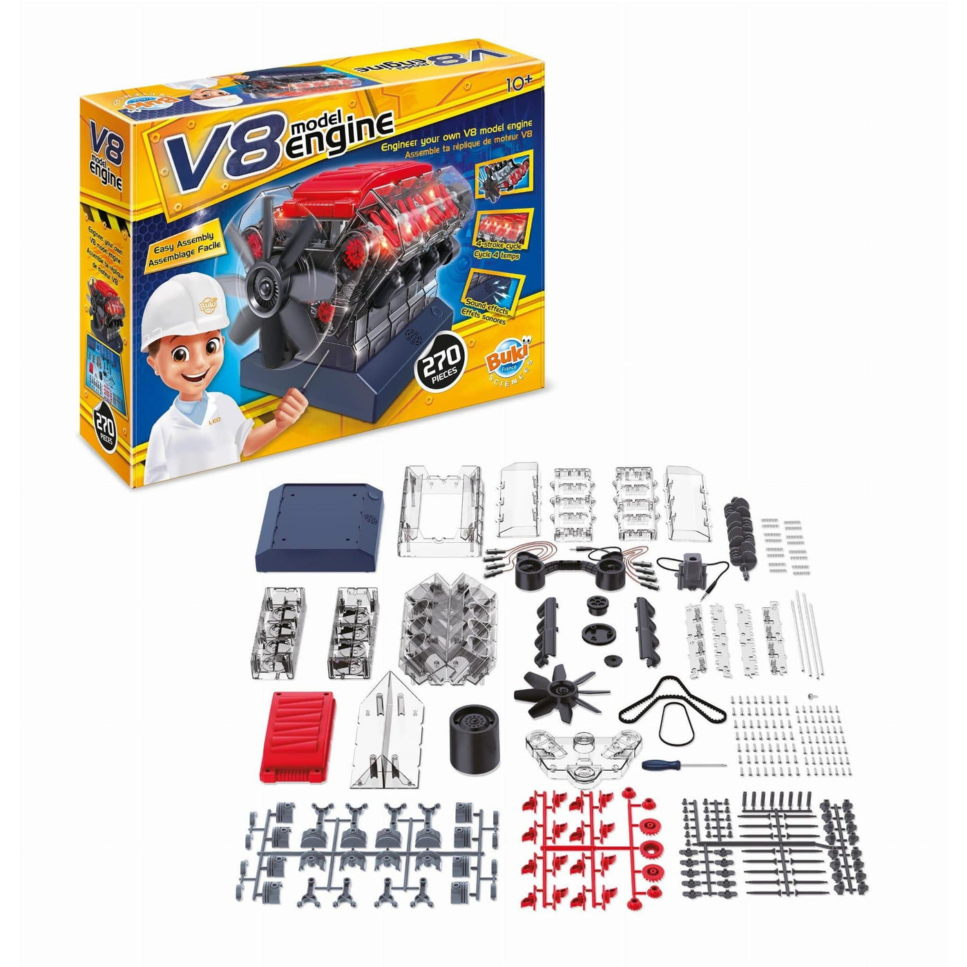 Buki Model silnika spalinowego V8