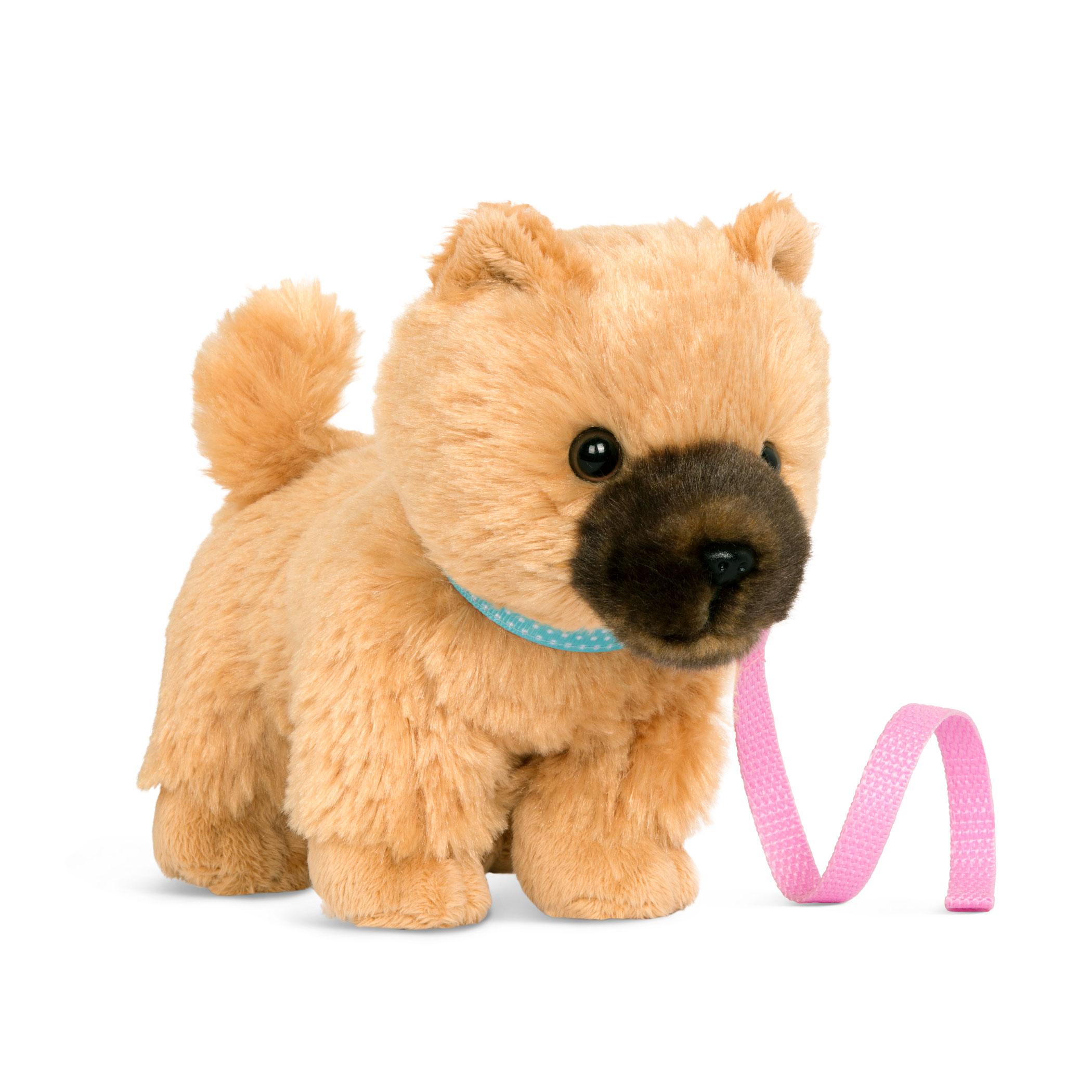 Our Generation maskotka Piesek Chow chow z obrożą i smyczą