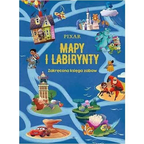 Wydawnictwo Harperkids Pixar Mapy i labirynty Zakręcona księga zabaw