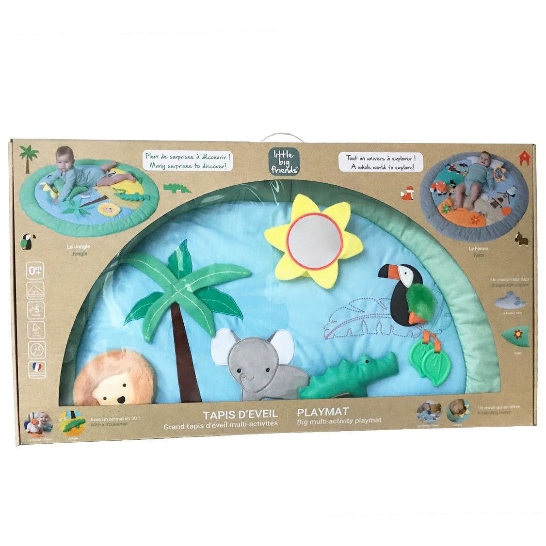 Little Big Friends Mata edukacyjna dla niemowląt Dżungla