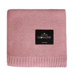 Lullalove Bambusowy koc 120x100 cm piwonia - 4kidspoint.pl