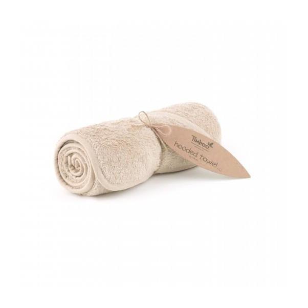 Timboo Ręcznik bambusowy z kapturkiem Frosted Almond