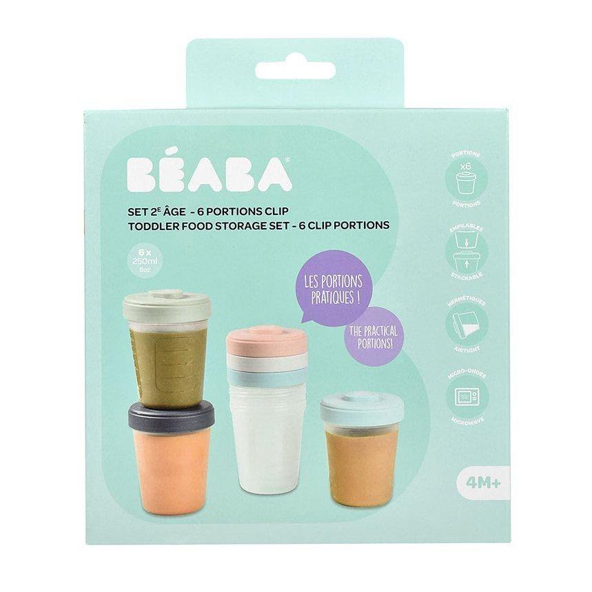 Beaba Zestaw słoiczków Clip 6 szt. (6x250ml) - 4kidspoint.pl